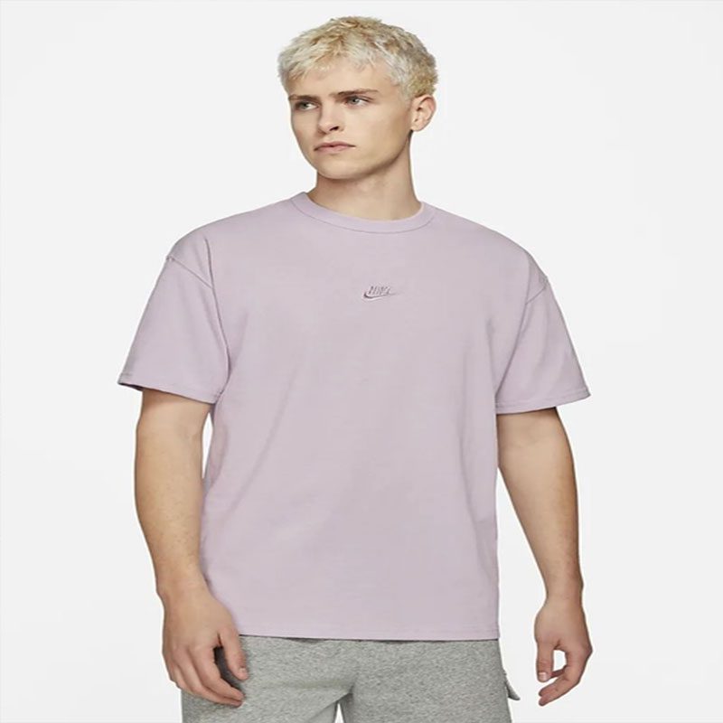 تیشرت مردانه نایک مدل DB3193-576 | Nike Sportswear Premium Essential رنگ یاسی