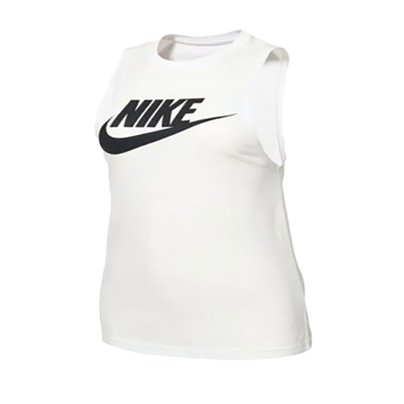 تاپ زنانه نایک Sportswear Muscle Futura مدل CW2206-100 سفید