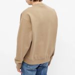 پلیور مردانه نایک مدل CV0554-247 | NikeLab Solo Swoosh Fleece Crew رنگ خاکی