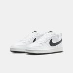 کتانی زنانه Nike Court Borough Low Recraft سفید مشکی مدل DV5456‑104