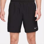 شلوارک ورزشی مردانه نایکی Challenger Dri-FIT مشکی ۱۸ سانتیمتری مدل DV9359-010