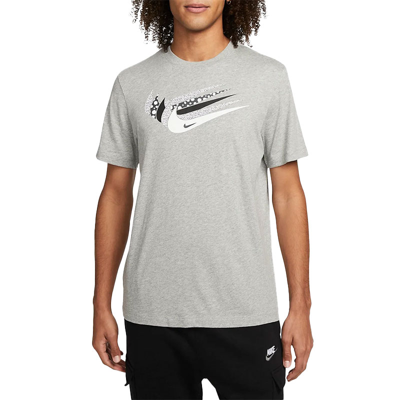 تیشرت مردانه نایک مدل Sportswear Swoosh کد DN5243-063 رنگ خاکستری