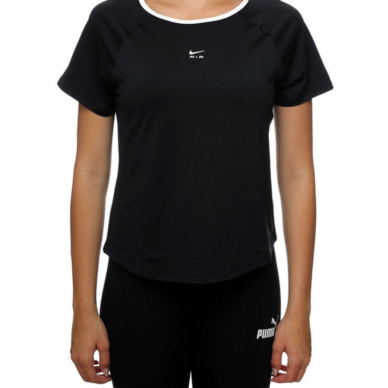 تی شرت ورزشی زنانه Nike Air Dri‑FIT مشکی مدل FB7621‑010
