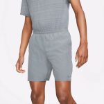 شورت ورزشی مردانه نایک Dri-FIT Run 7 اینچ مدل CK0450-084 رنگ خاکستری