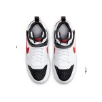 کفش نایک Court Borough Mid 2 مدل CD7782-110 رنگ سفید قرمز