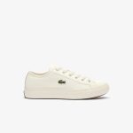 کفش مردانه Lacoste Backcourt 124 پارچهای کرم 747CMA0005‑18C