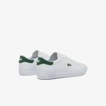 کفش مردانه لاکوست مدل Powercourt Leather سفید سبز – کد 748SMA0001-1R5