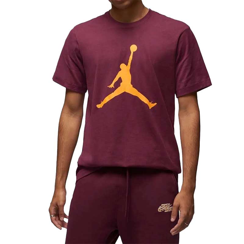 تیشرت مردانه نایک جردن Jordan Jumpman مدل CJ0921-680 رنگ زرشکی