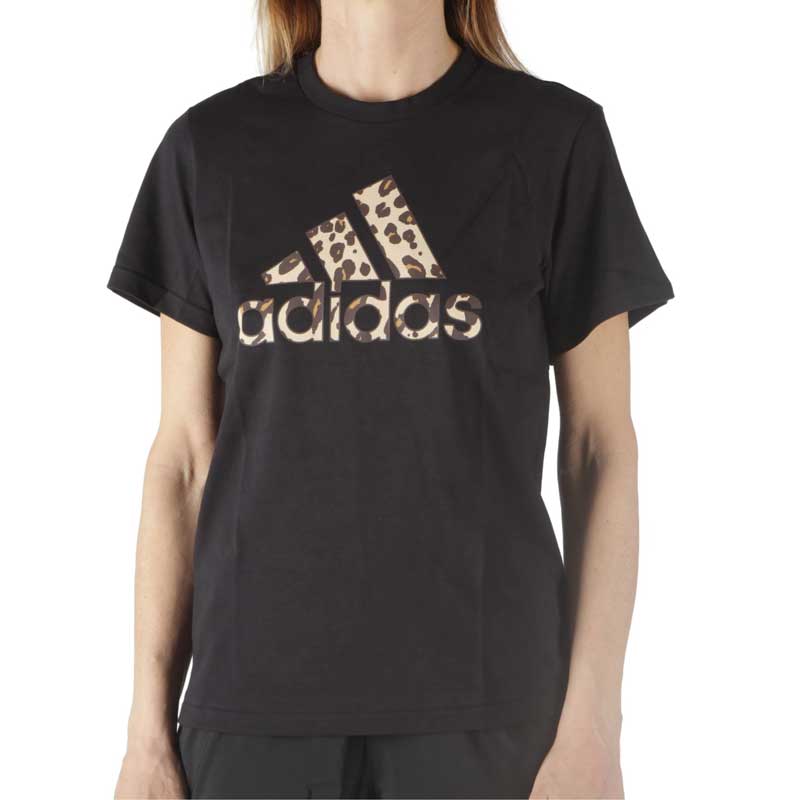 تیشرت زنانه مشکی آدیداس IT1425 مناسب استفاده روزمره