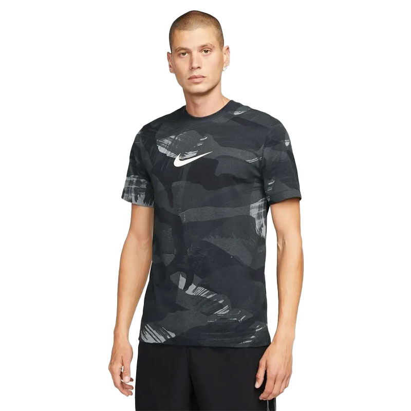 تی‌شرت مردانه نایک Dri-FIT Camo AOP مدل DR7571-010 رنگ مشکی