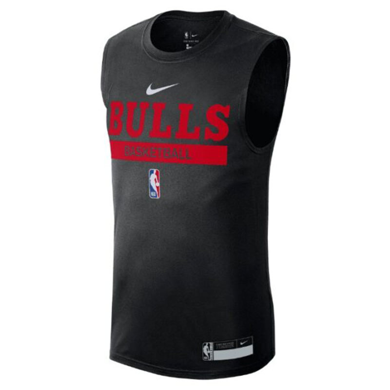 تی‌شرت بدون آستین مردانه نایک Dri-FIT NBA Chicago Bulls مدل DR6757-010 رنگ مشکی