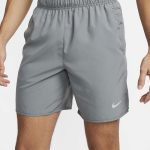 شلوارک ورزشی رانینگ مردانه نایکی Dri-FIT طوسی ۷ اینچ مدل DV9344-084