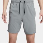 شلوارک ورزشی مردانه نایکی Unlimited Dri-FIT طوسی ۱۸ سانتی‌متری مدل DV9340-084