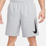 شلوارک ورزشی مردانه نایکی Dri-FIT طوسی مدل DX0904-077