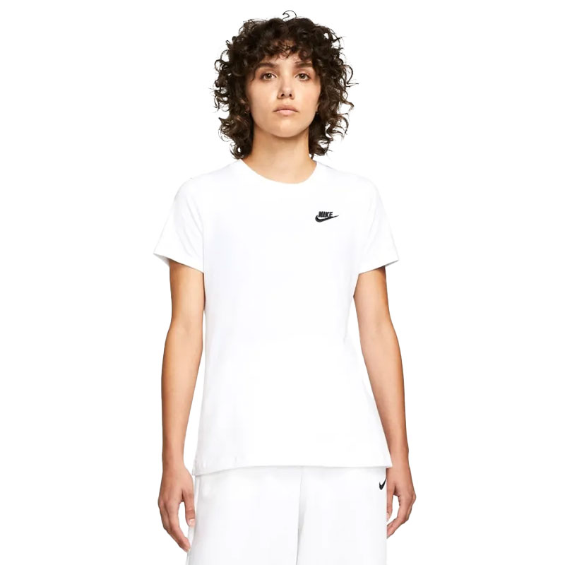 تی‌شرت زنانه نایک Sportswear Club مدل DN2393-100 رنگ سفید