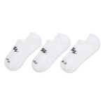 جوراب ورزشی نایک مدل Everyday Plus Cushioned Footie (3 جفت) کد DN3314-100 رنگ سفید