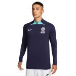 تی شرت آستین بلند تمرینی نایک اینترمیلان مدل Strike Dri-FIT 2022/23 کد DM2456-498 رنگ آبی تیره