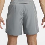 شلوارک ورزشی رانینگ مردانه نایکی Dri-FIT طوسی ۷ اینچ مدل DV9344-084