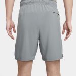 شلوارک ورزشی مردانه نایکی Unlimited Dri-FIT طوسی ۱۸ سانتی‌متری مدل DV9340-084