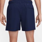 شلوارک ورزشی مردانه نایکی Unlimited Dri-FIT آبی ۱۸ سانتی‌متری مدل DV9340-451