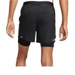 شلوارک ورزشی مردانه نایک Dri-FIT Stride Hybrid مدل DM4757-010 رنگ مشکی