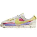 کفش زنانه نایک مدل Cortez SP کد DR1413-100 رنگ سفید لیمویی خاکستری