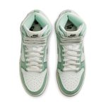 کفش نایکی مدل Dunk High 1985 Enamel Green کد DV1143-300 رنگ سفید سبز