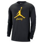 تیشرت آستینبلند مردانه Jordan برای Los Angeles Lakers مشکی مدل FN1268‑010