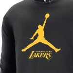تیشرت آستینبلند مردانه Jordan برای Los Angeles Lakers مشکی مدل FN1268‑010